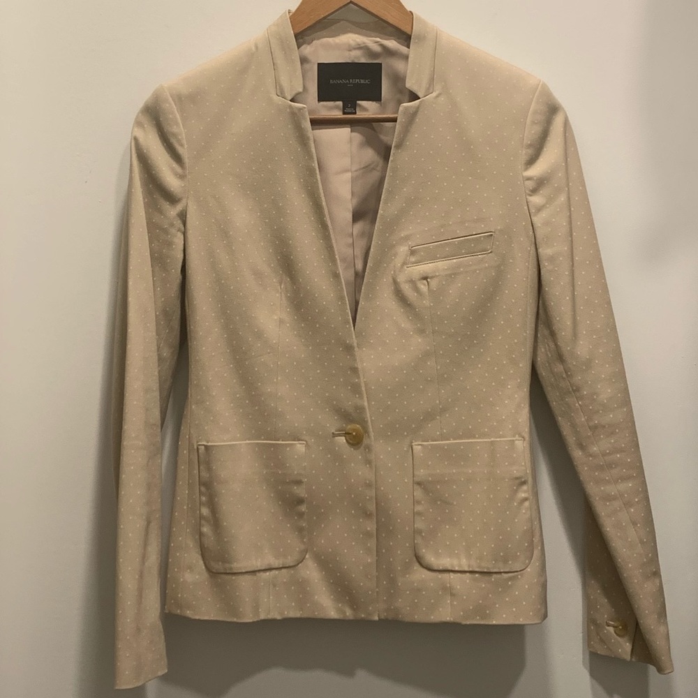 Notch Collar Banana Republic Blazer